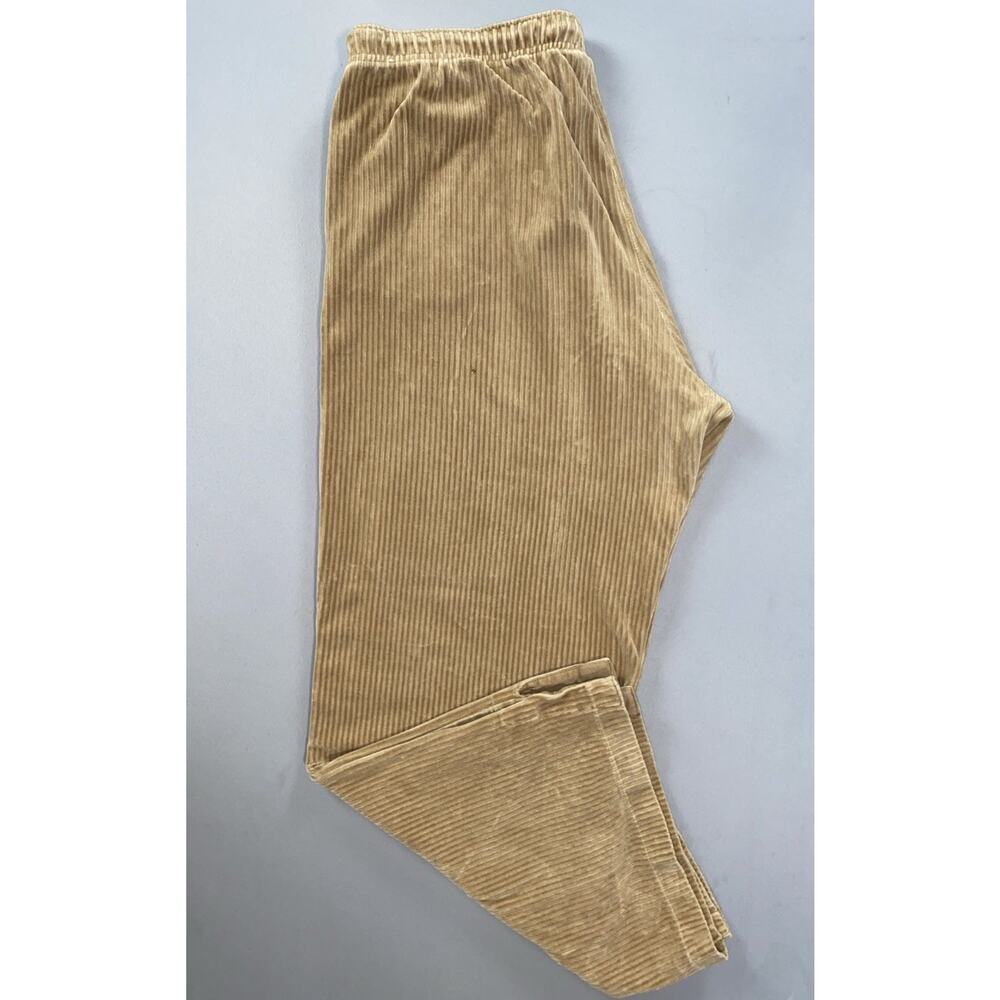 Nike DQ5921 Women's Ribbed Velour Wide Leg Corduroy Athletic Pants. XL, GUC! - Picture 3 of 9